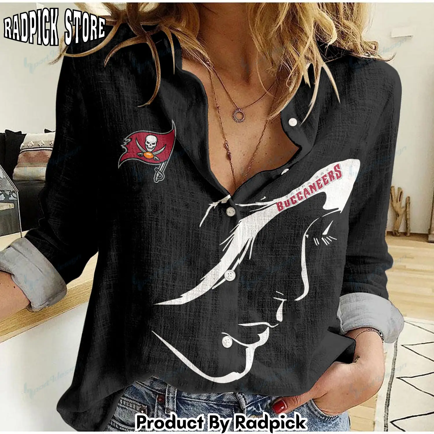 Radpick tampa bay buccaneers woman shirt rp66299